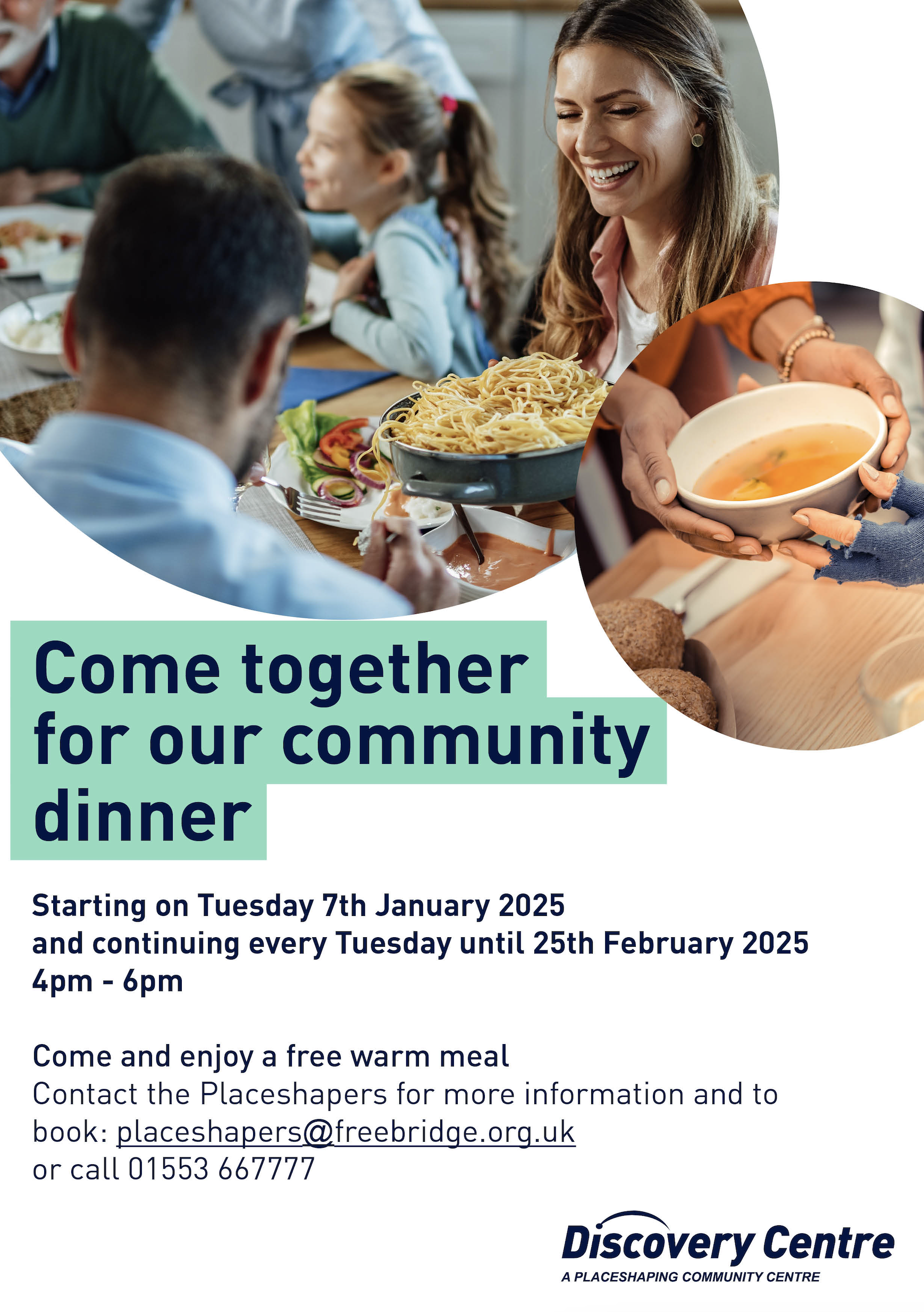 Community dinner poster